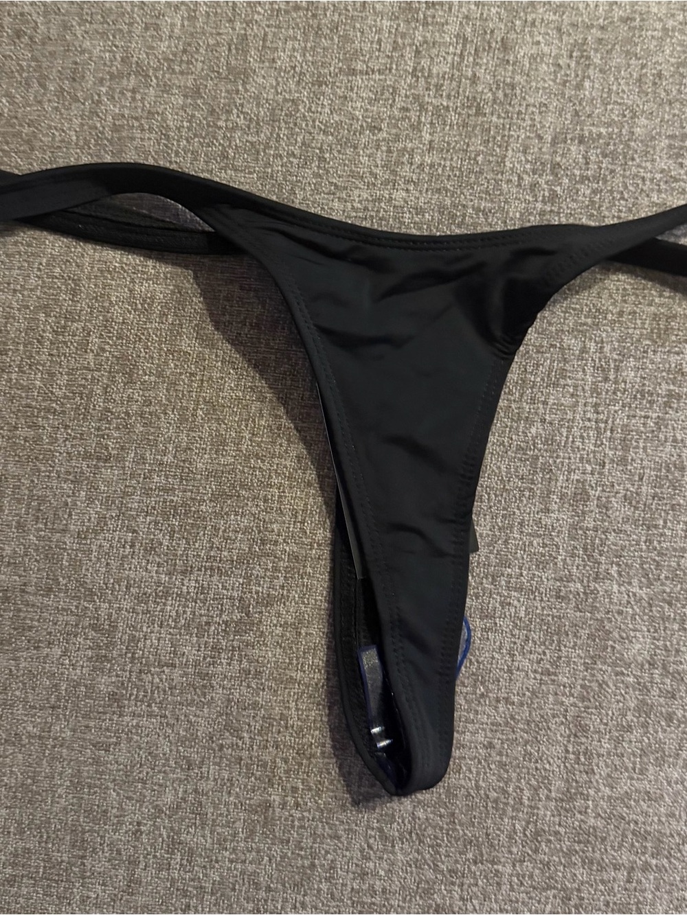 Fashion Nova Black Thong Bikini Bottom